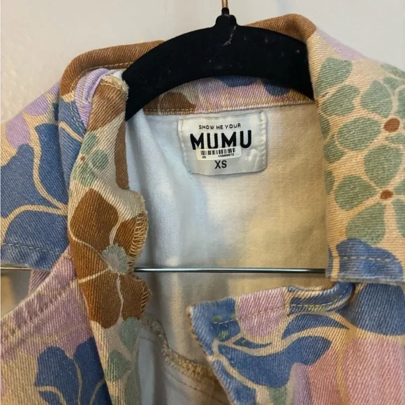 Show me your mumu - Jacksonville Cropped Jumpsuit ~ Sage Retro Garden XS